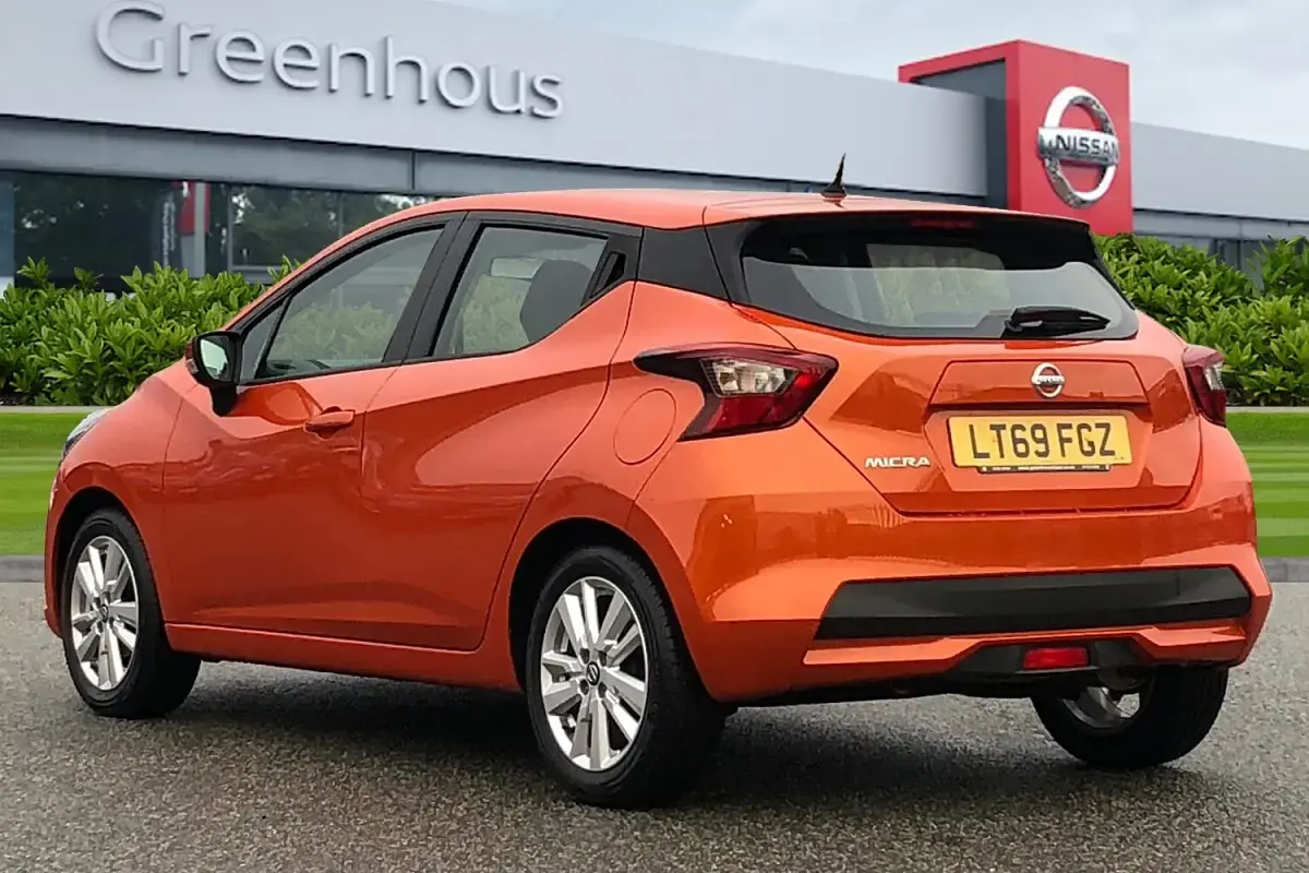 Used Nissan Micra Acenta 2019 Orange Hatchback