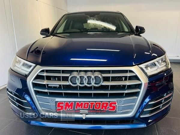 Used Audi Q5 S-Line 190 HP (139 kW) 2017 Blue SUV