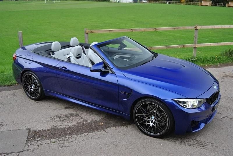 Used BMW M4 Cabriolet Competition Edition 450 HP (330 kW) 2020 Blue Cabriolet