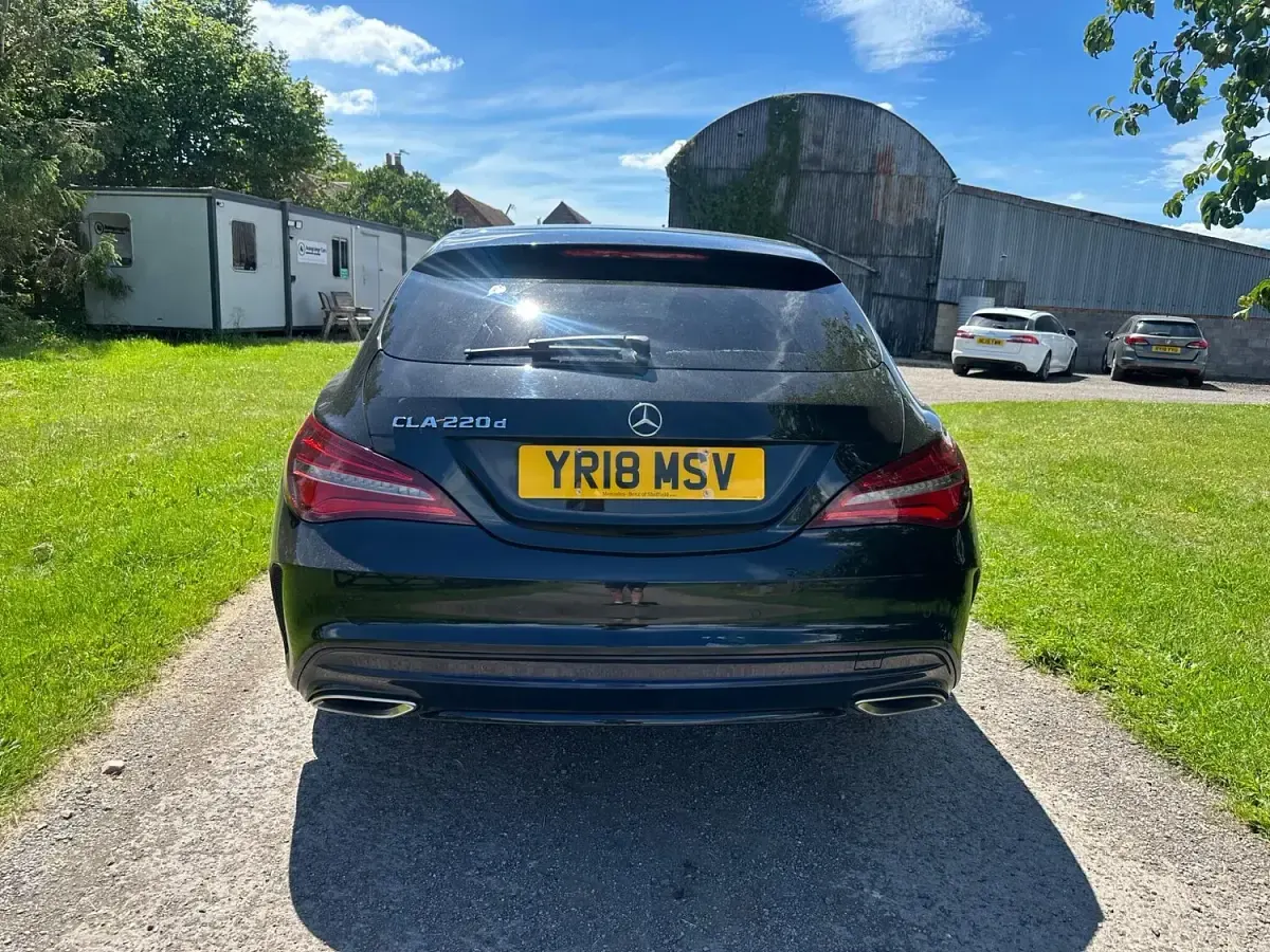 Used Mercedes CLA220 AMG line 2018 Black Coupe