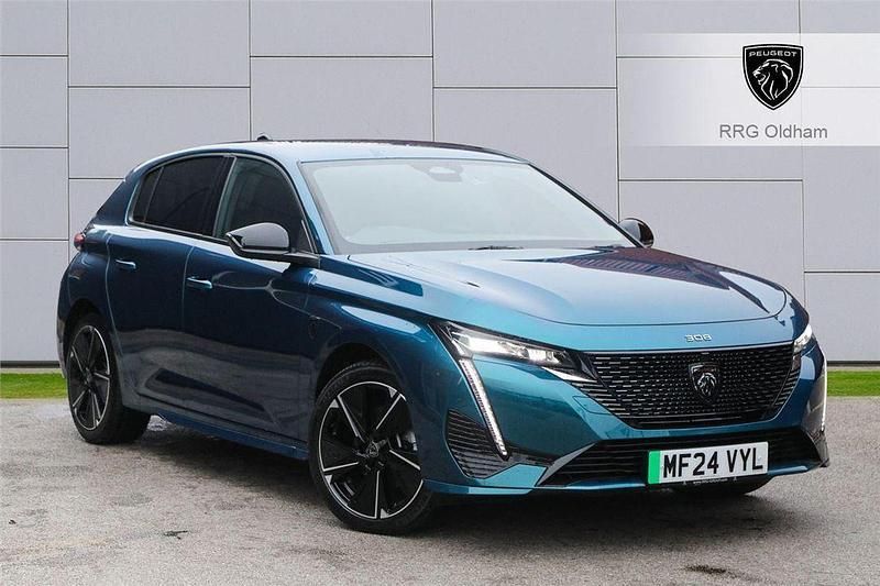Blue Used 2024 Peugeot e-308 GT Hatchback | £21,300 (Fair price) - Image 1/4