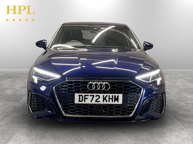 Used Audi A3 S-Line 110 HP (80 kW) 2023 Blue Sedan
