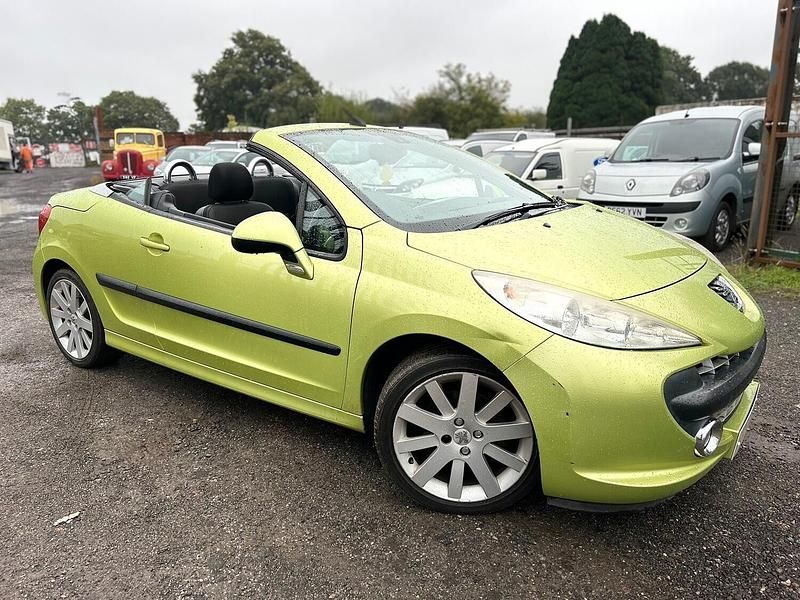 Yellow Used 2007 Peugeot 207 CC GT Cabriolet | £1,795 (Fair price) - Image 1/4