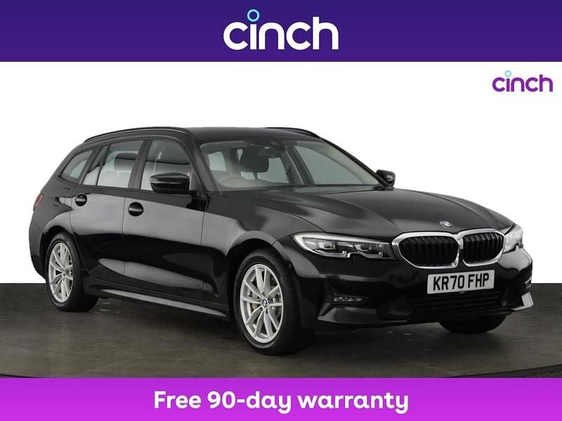 Black Used 2020 BMW 330e Estate | £17,999 (Good price) - Image 1/3