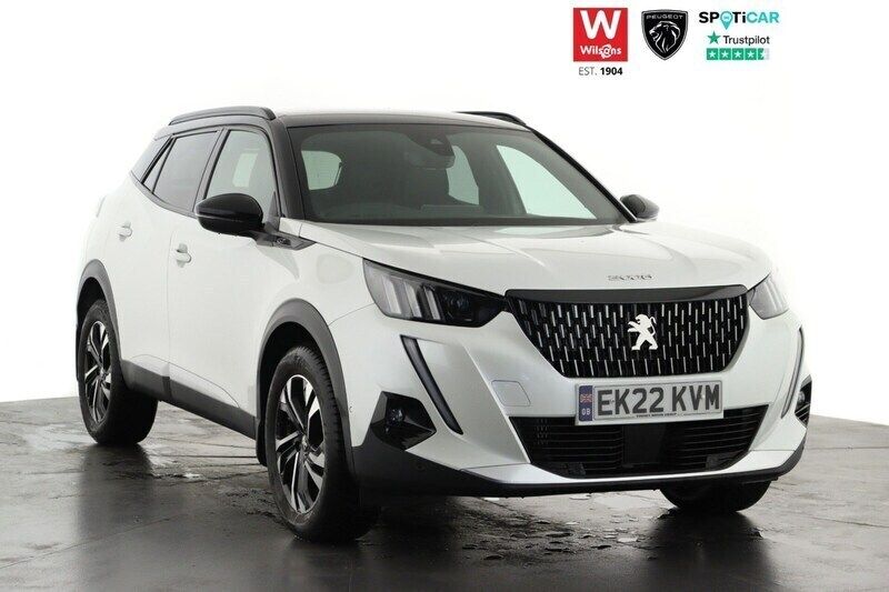 White Used 2022 Peugeot 2008 GT SUV | £17,995 (Fair price) - Image 1/3