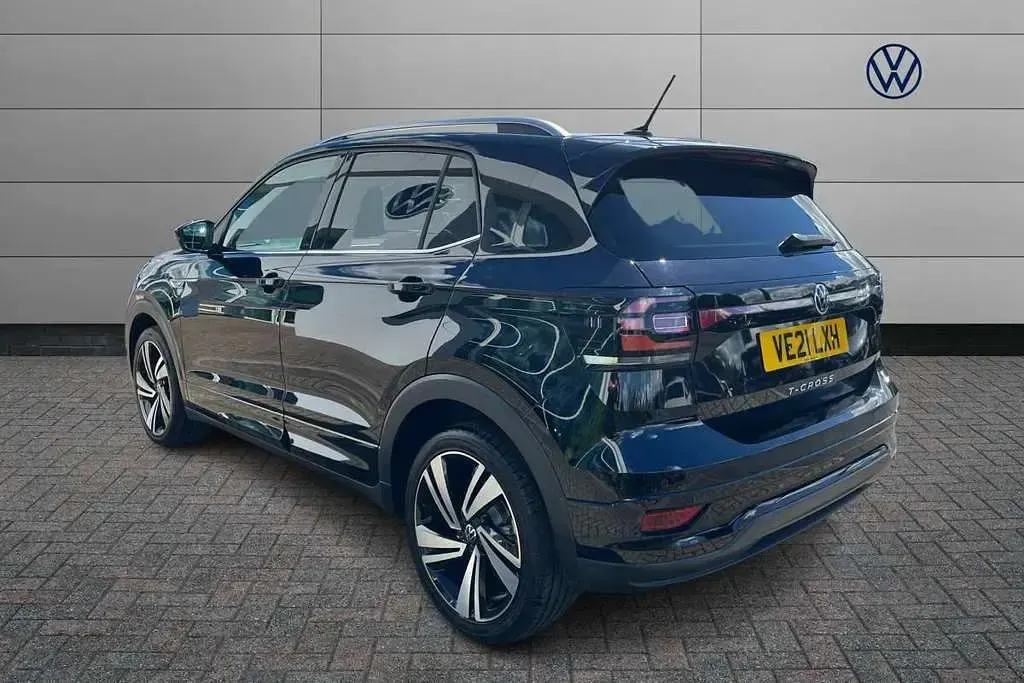 Used VW T-Cross R-line 110 HP (80 kW) 2021 Black SUV