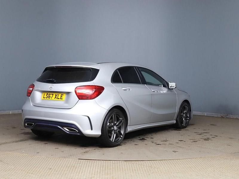 Used Mercedes A180 AMG line 109 HP (80 kW) 2017 Silver Hatchback