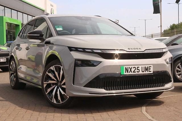 Meteor grey New 2025 Skoda Enyaq iV SportLine SUV | £40,500 - Image 1/4