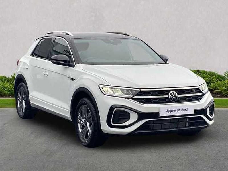 White New 2025 VW T-Roc R-line SUV | £29,499 (Super price) - Image 1/4