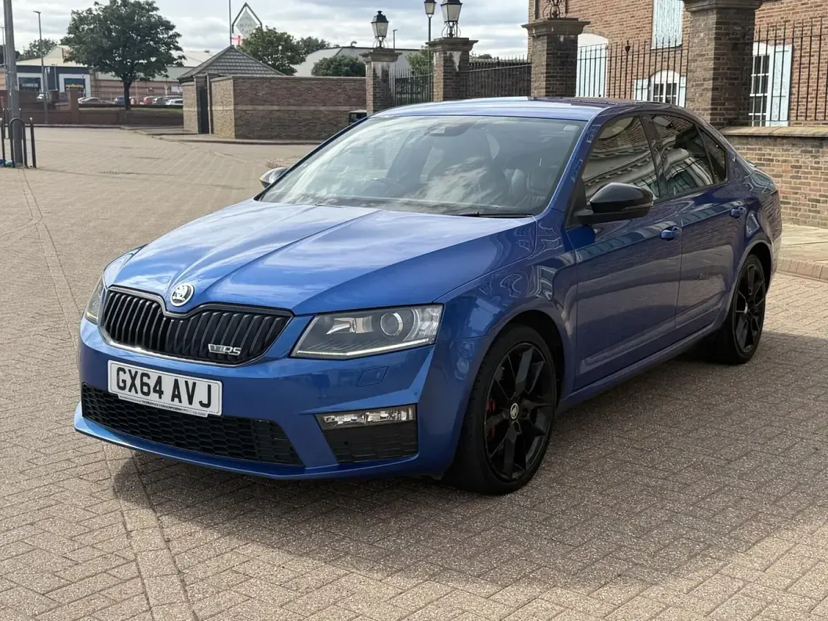 Used Skoda Octavia vRS 2014 Blue Estate