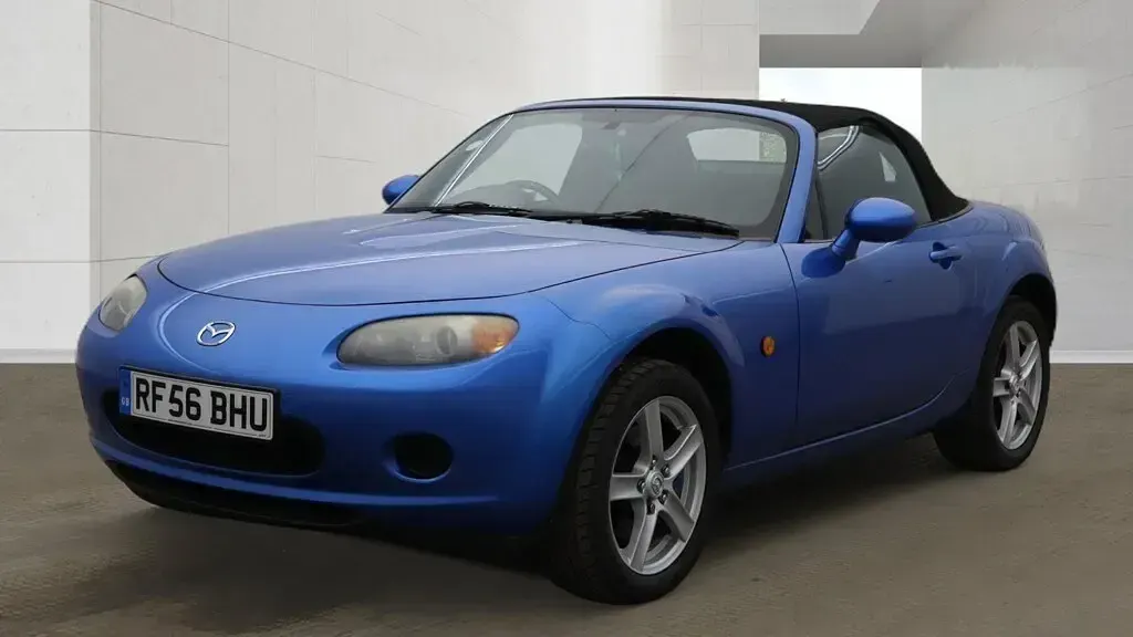 Used Mazda MX5 160 HP (117 kW) 2006 Blue Cabriolet