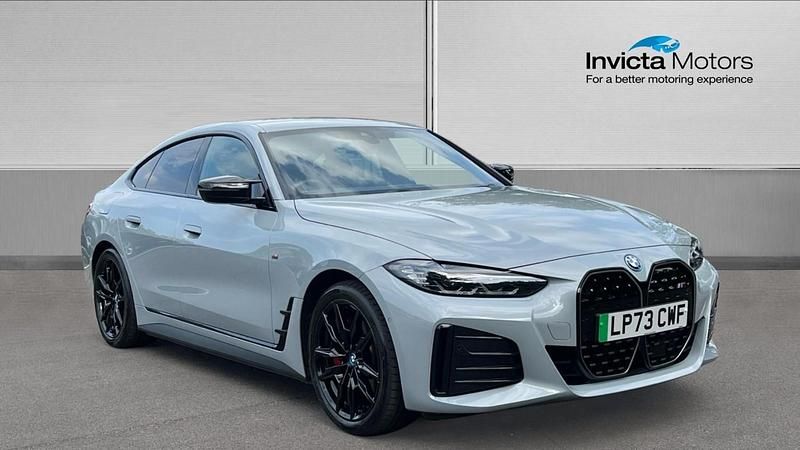 Brooklyn grey metallic Used 2024 BMW i4 Shadowline Sedan | £37,000 (Super price) - Image 1/4