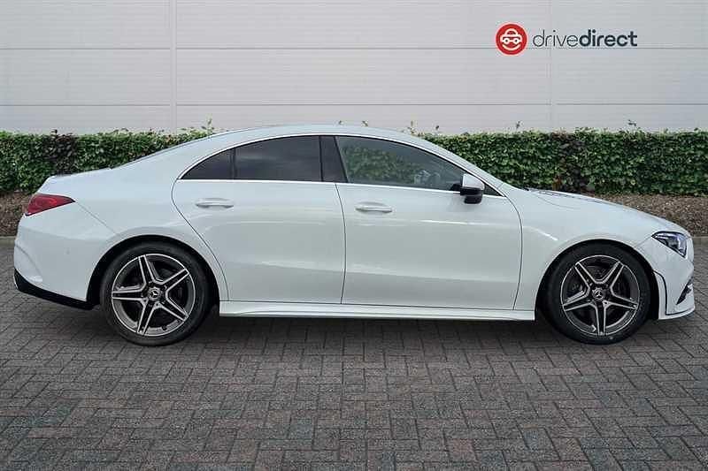 Used Mercedes CLA200 AMG line 163 HP (119 kW) 2020 White Coupe