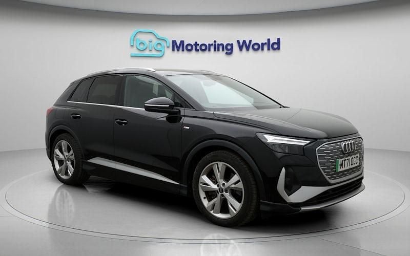 Used 2023 Audi Q4 e-tron S-Line SUV | £22,100 (Good price) - Image 1/4