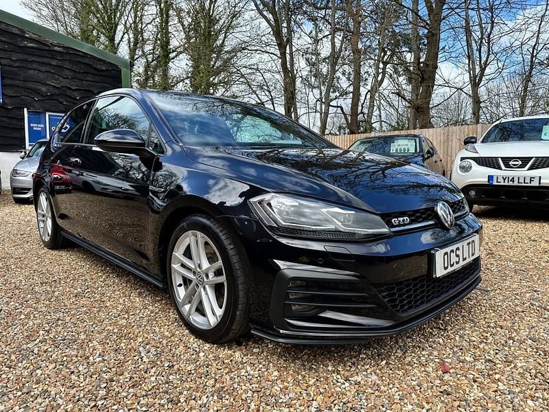 Used VW Golf VII GTD 184 HP (135 kW) 2018 Black Hatchback