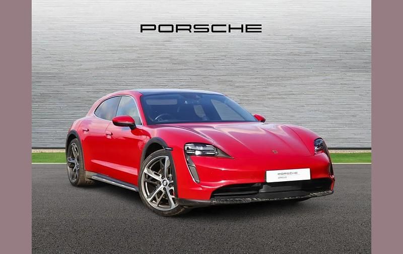 Used Porsche Taycan Cross Turismo 414 kW (563 HP) 2022 Red Estate