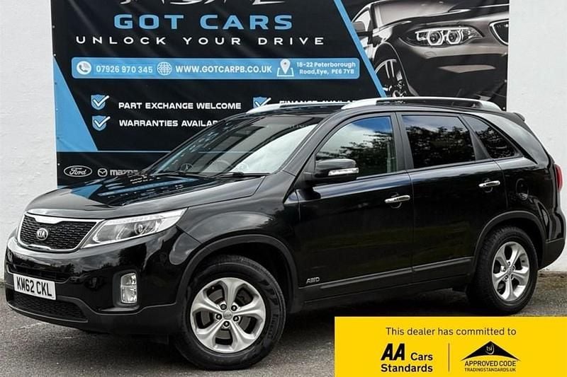 Black Used 2012 Kia Sorento 2 SUV | £4,750 (Fair price) - Image 1/1