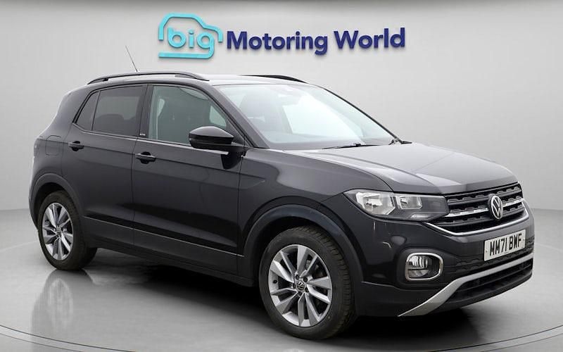 Black Used 2021 VW T-Cross Active SUV | £13,200 (Fair price) - Image 1/4