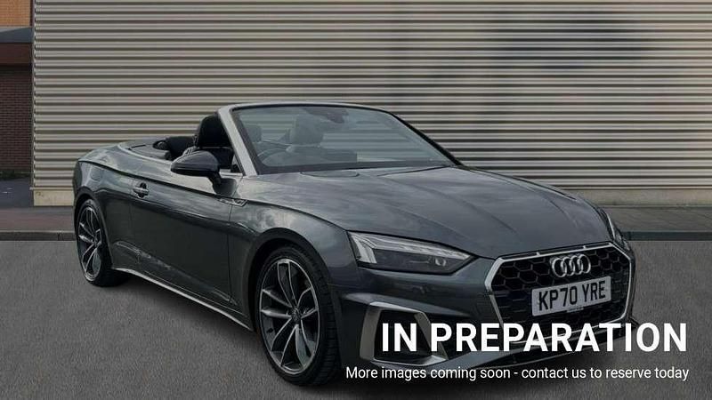 Grey Used 2020 Audi A5 Cabriolet S-Line Cabriolet | £29,650 (Expensive) - Image 1/4