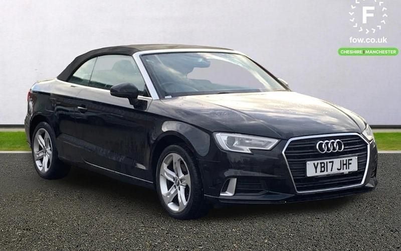 Black Used 2017 Audi A3 Cabriolet Sport Cabriolet | £13,699 (Fair price) - Image 1/3