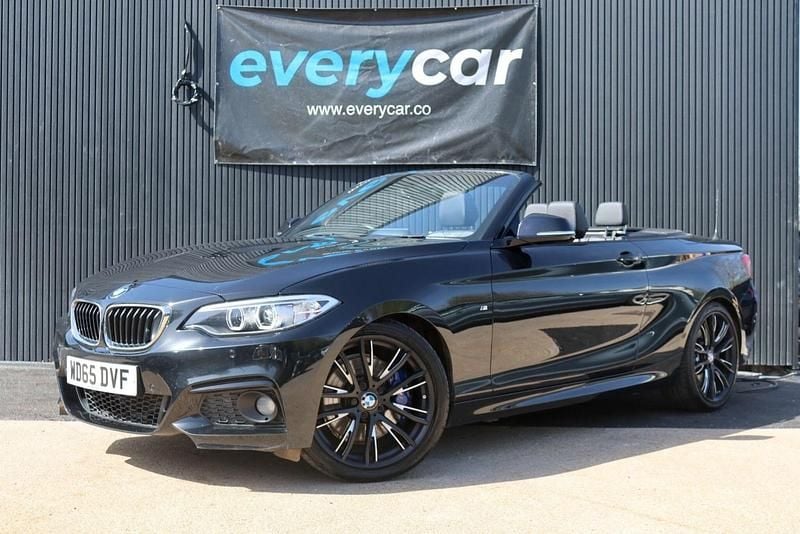 Used BMW 220 M Sport 190 HP (139 kW) 2015 Black Cabriolet