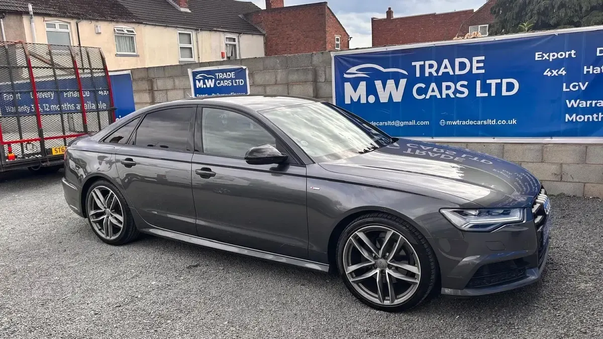 Used Audi A6 Black Edition 190 HP (139 kW) 2017 Grey Sedan