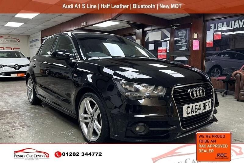 Black Used 2015 Audi A1 Sportback S-Line Hatchback | £6,595 (Good price) - Image 1/4