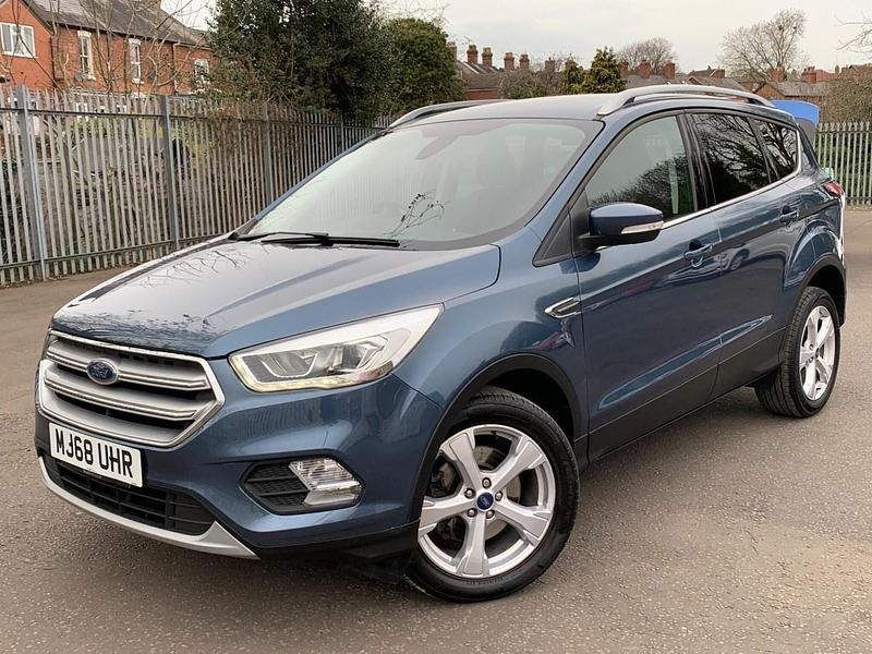 Used Ford Kuga Titanium 150 HP (110 kW) 2018 Blue SUV