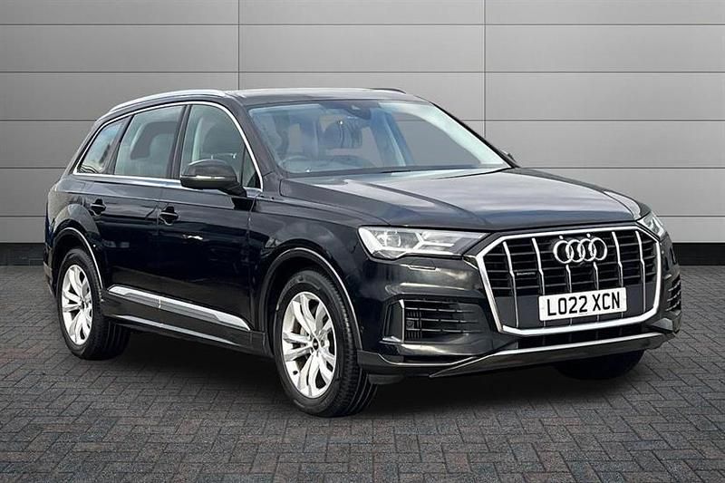 Mythos black Used 2022 Audi Q7 Sport SUV | £37,450 (Fair price) - Image 1/4
