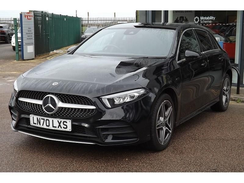 Black Used 2021 Mercedes A250 AMG line Hatchback | £17,995 (Fair price) - Image 1/3