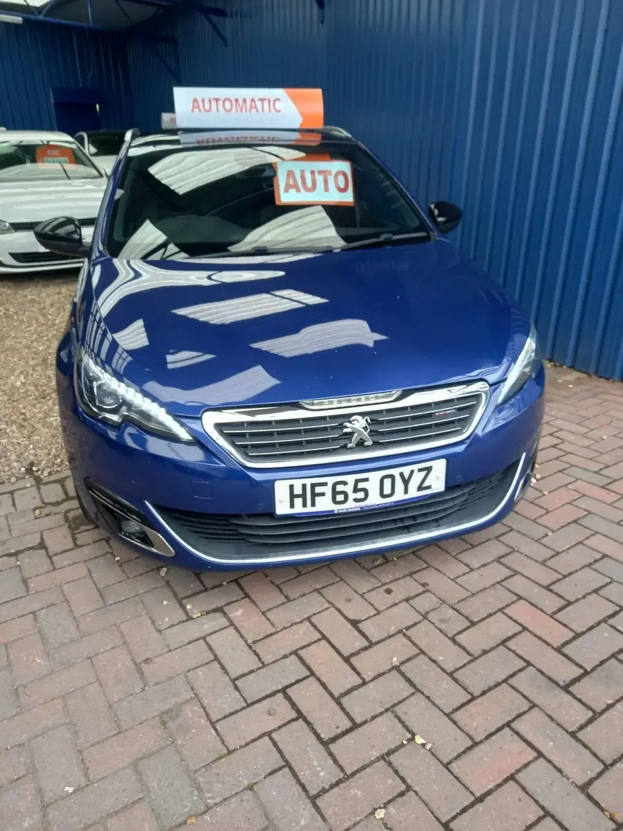 Second-hand Peugeot 308 SW GT-line 150 CP (110 kW) 2015 Albastru Break