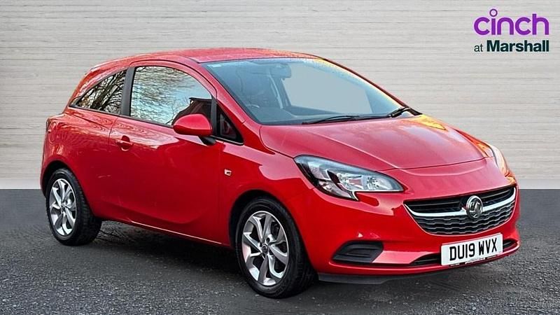 Used Vauxhall Corsa Sport 90 HP (66 kW) 2019 Red Hatchback