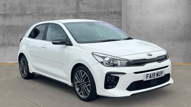 Used Kia Rio GT-Line 118 HP (86 kW) 2019 White Hatchback