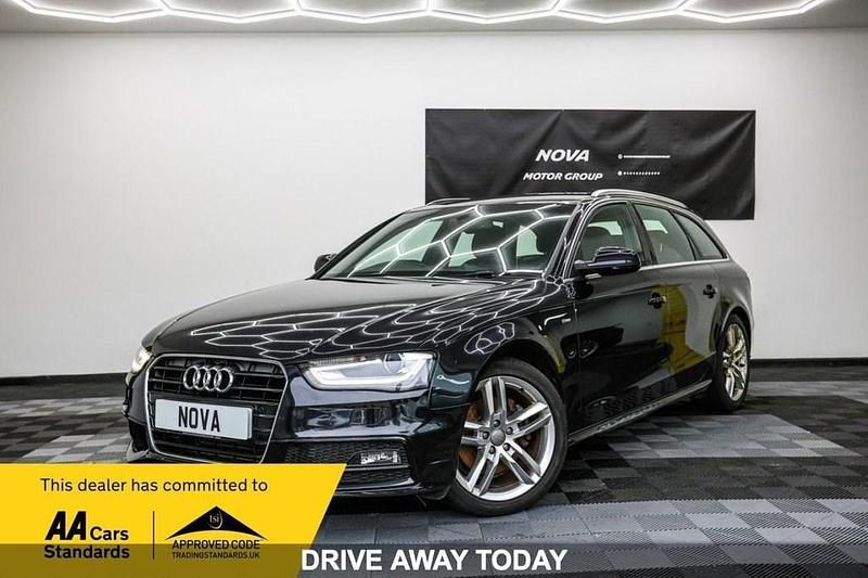Used Audi A4 S-Line 177 HP (130 kW) 2013 Black Estate
