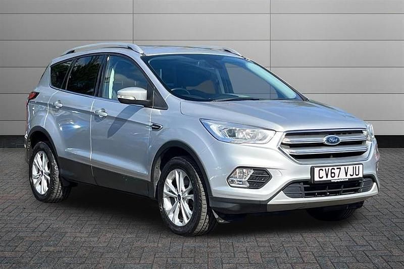 Used Ford Kuga Titanium 150 HP (110 kW) 2017 Moondust silver SUV