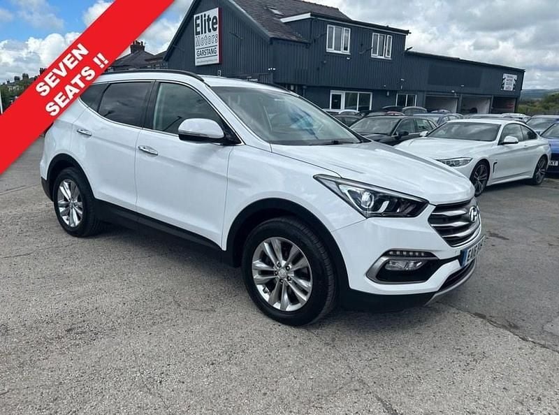White Used 2016 Hyundai Santa Fe Premium SUV | £10,995 (Fair price) - Image 1/4