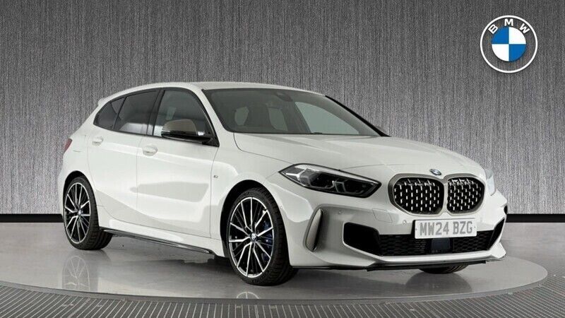 White Used 2024 BMW M135 Shadowline Hatchback | £32,985 (A bit pricey) - Image 1/4