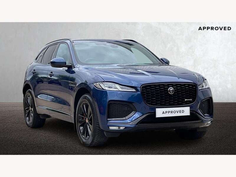 Blue Used 2022 Jaguar F-Pace R-Dynamic SUV | £34,795 (Fair price) - Image 1/4