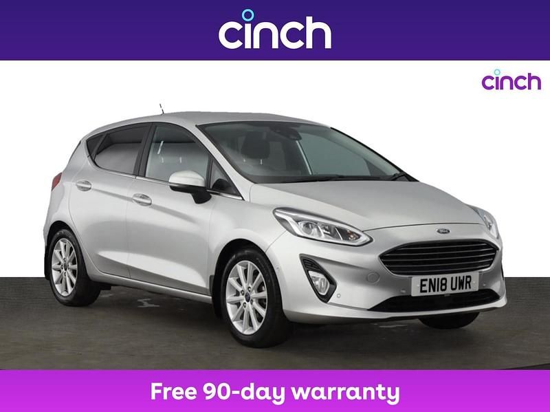 Silver Used 2018 Ford Fiesta Titanium Hatchback | £8,449 (Fair price) - Image 1/3