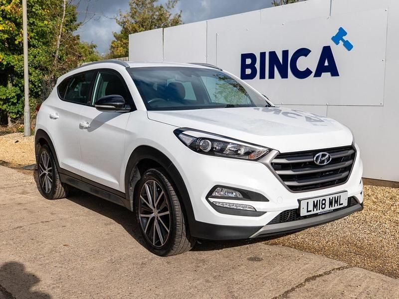 White Used 2018 Hyundai Tucson GO! SUV | £9,850 (Good price) - Image 1/4
