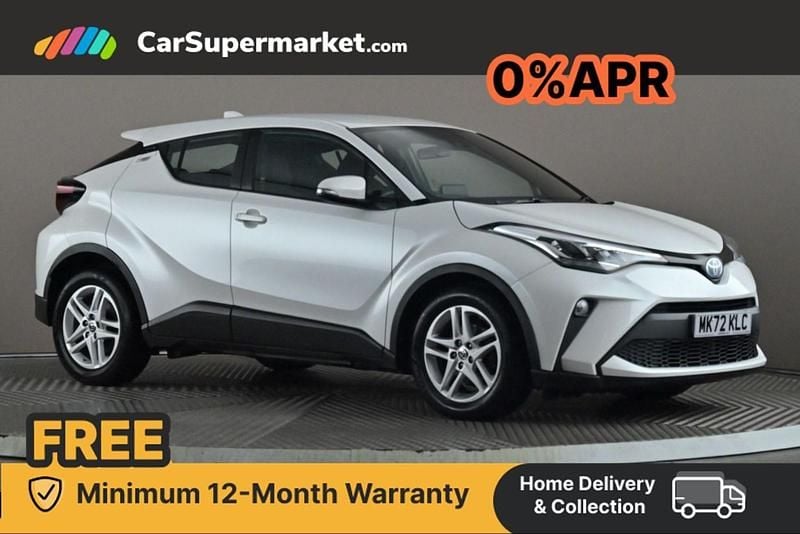 White Used 2022 Toyota C-HR SUV | £22,897 (Expensive) - Image 1/4