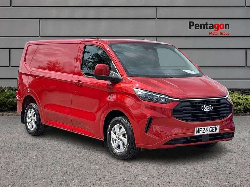 Red Used 2024 Ford Transit Custom Limited Van | £37,432 - Image 1/4