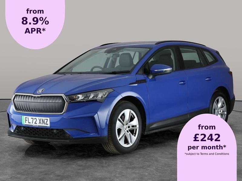 Blue Used 2022 Skoda Enyaq iV ecoSuite SUV | £17,480 (Fair price) - Image 1/2