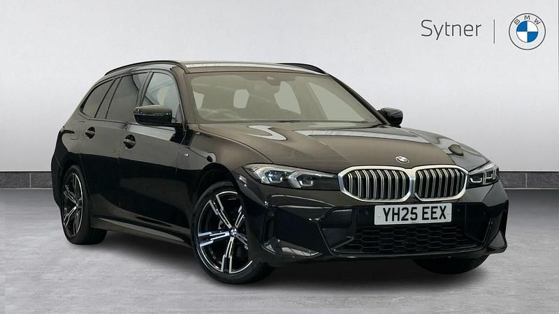 Black Used 2025 BMW 320 M Sport Estate | £31,000 (Good price) - Image 1/4