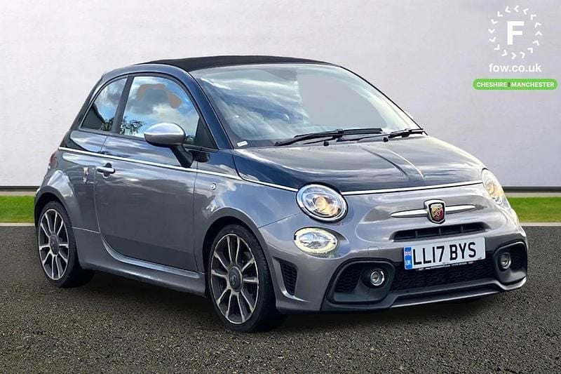 Black/grey Used 2017 Abarth 595C Turismo Cabriolet | £10,199 - Image 1/3