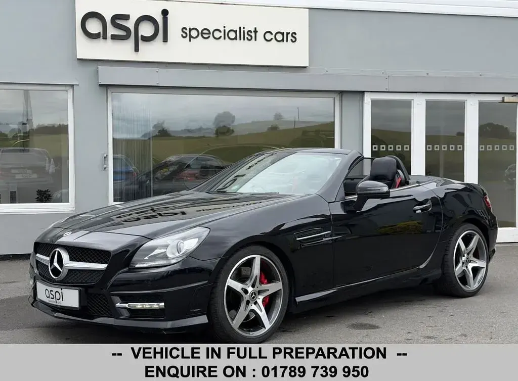 Used Mercedes SLK250 AMG 204 HP (150 kW) 2014 Black Cabriolet