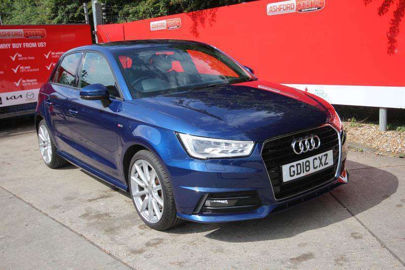 Blue Used 2018 Audi A1 S-Line Hatchback | £14,695 (Fair price) - Image 1/3