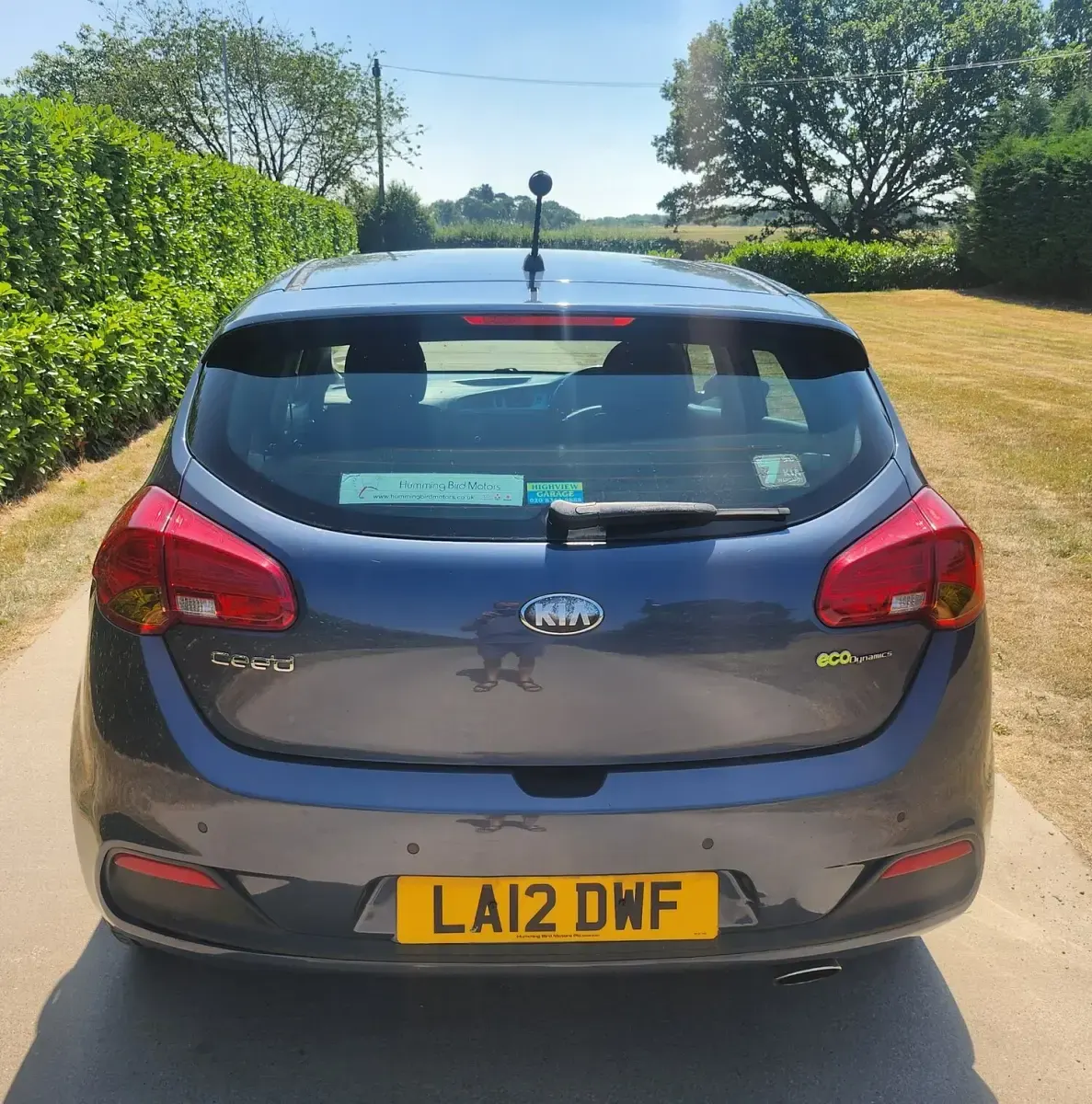 Used Kia Ceed 126 HP (92 kW) 2012 Blue Hatchback