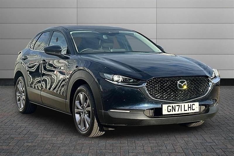 Deep crystal blue Used 2022 Mazda CX-30 Inclusive SUV | £16,490 (Fair price) - Image 1/2