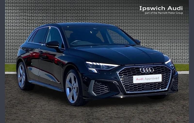 Used Audi A3 S-Line 147 HP (108 kW) 2024 Black Hatchback